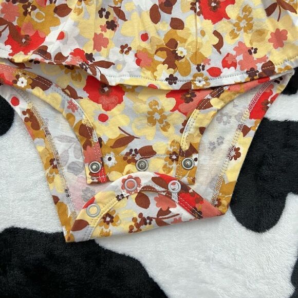 Fall Floral Baby Girl Longsleeve Peplum Bodysuit & Pant Set Size 12 months - Picture 5 of 13